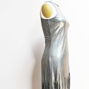 Sleeveless Fringe Dress